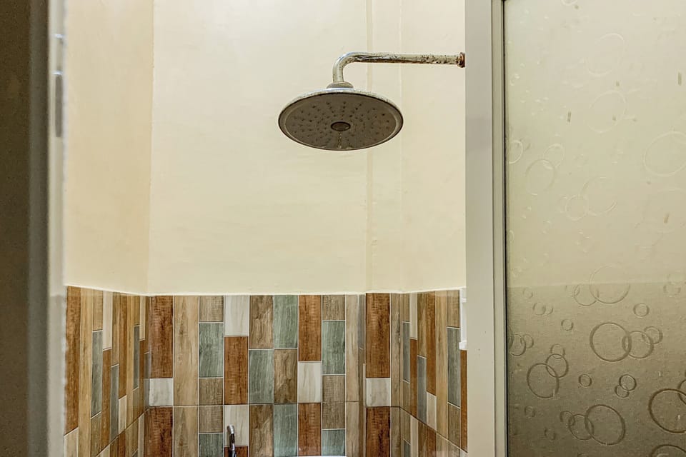 Standard Double Room | Bathroom | Shower, towels
