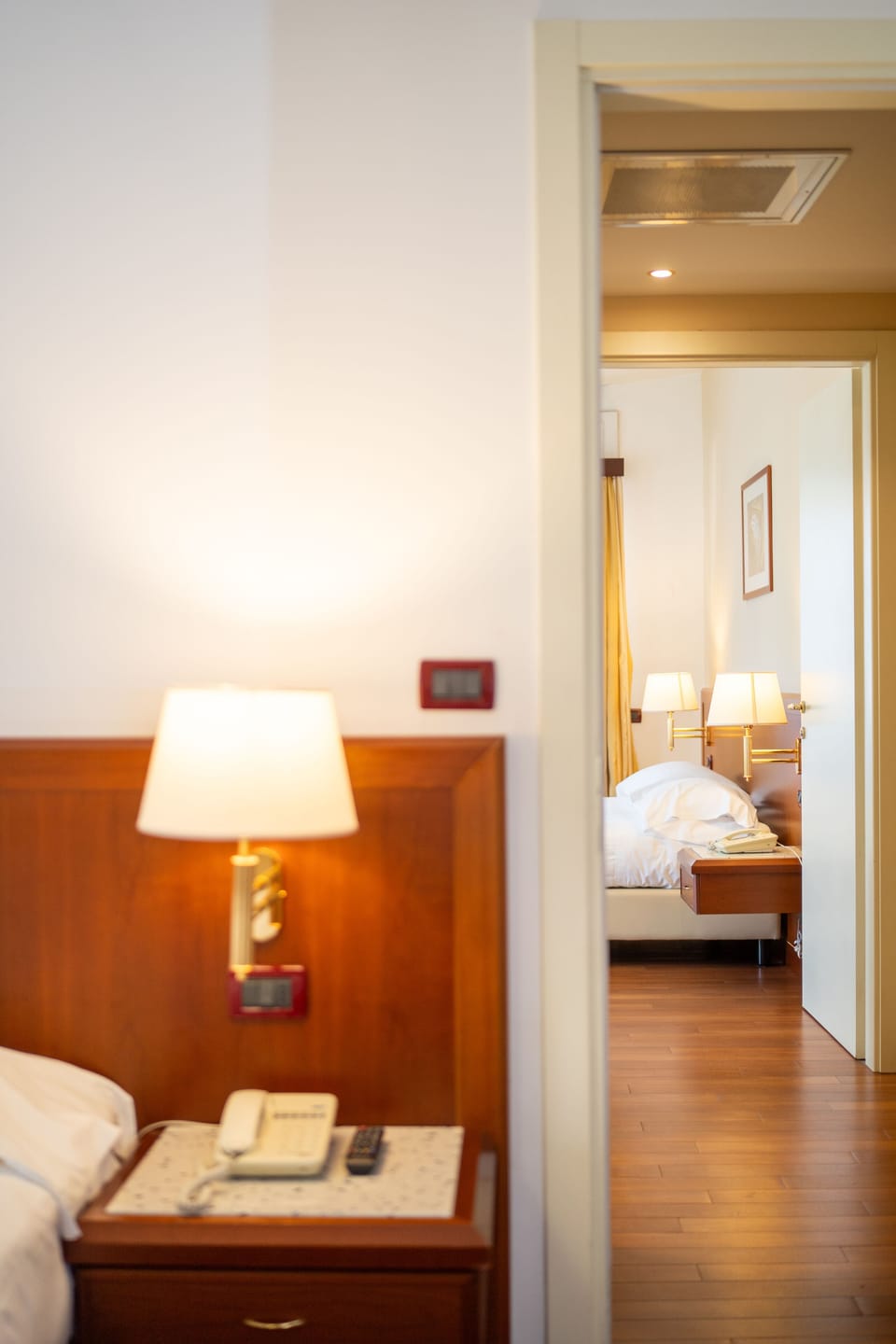 Family Quadruple Room | Premium bedding, minibar, in-room safe, desk