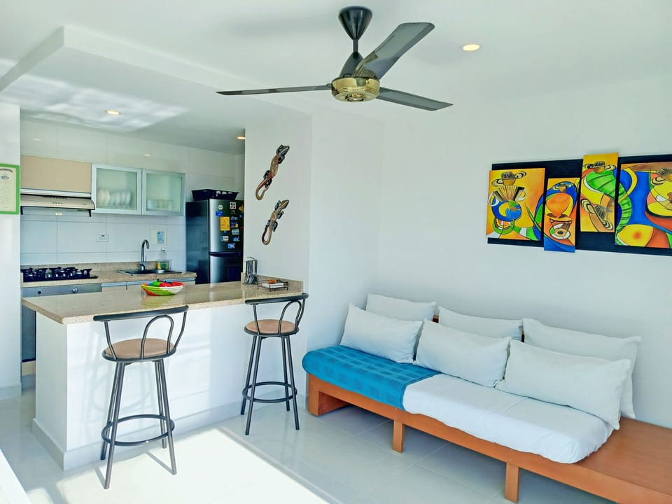 Standard Apartment, City View | Living area | LED TV