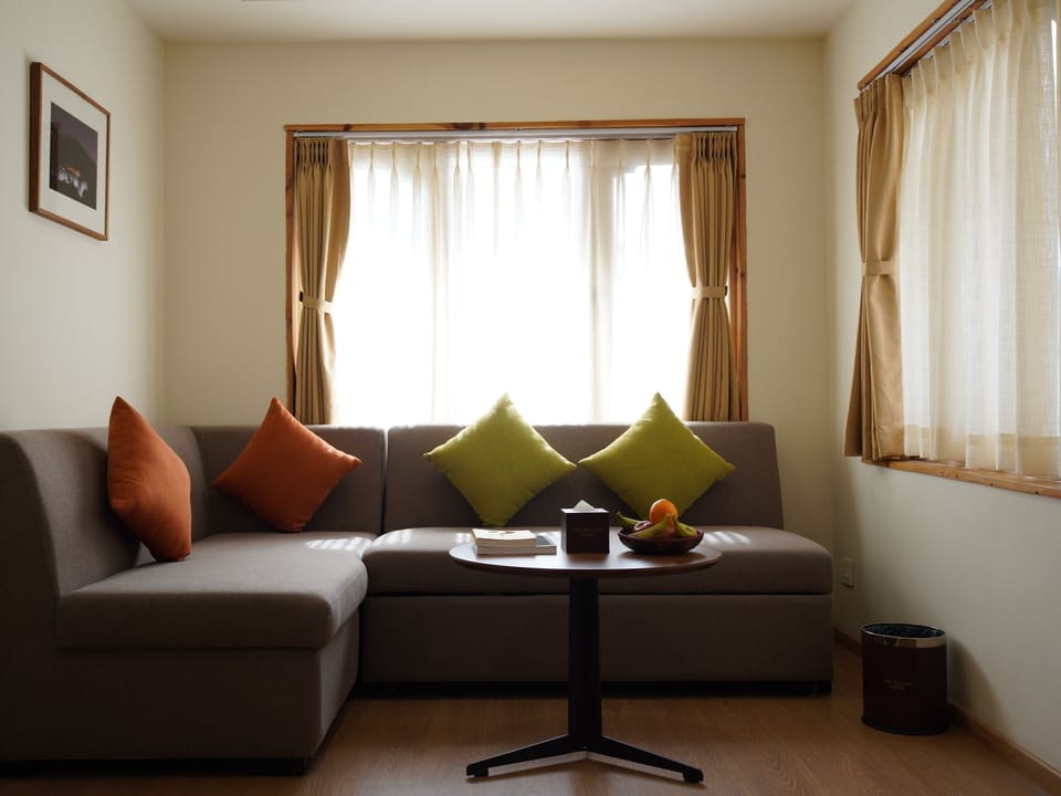 Executive Room | Living area | 32-inch LCD TV with cable channels