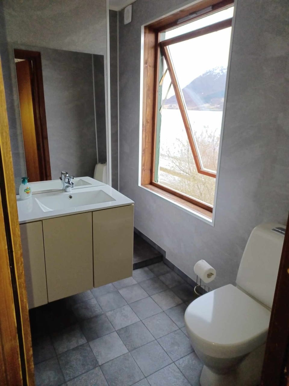 Deluxe Double or Twin Lake view  | Bathroom | Shower, rainfall showerhead, soap, shampoo