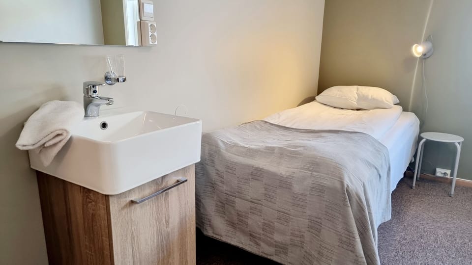 Double Room (Shared bathroom) | Pillowtop beds, soundproofing, iron/ironing board, free WiFi