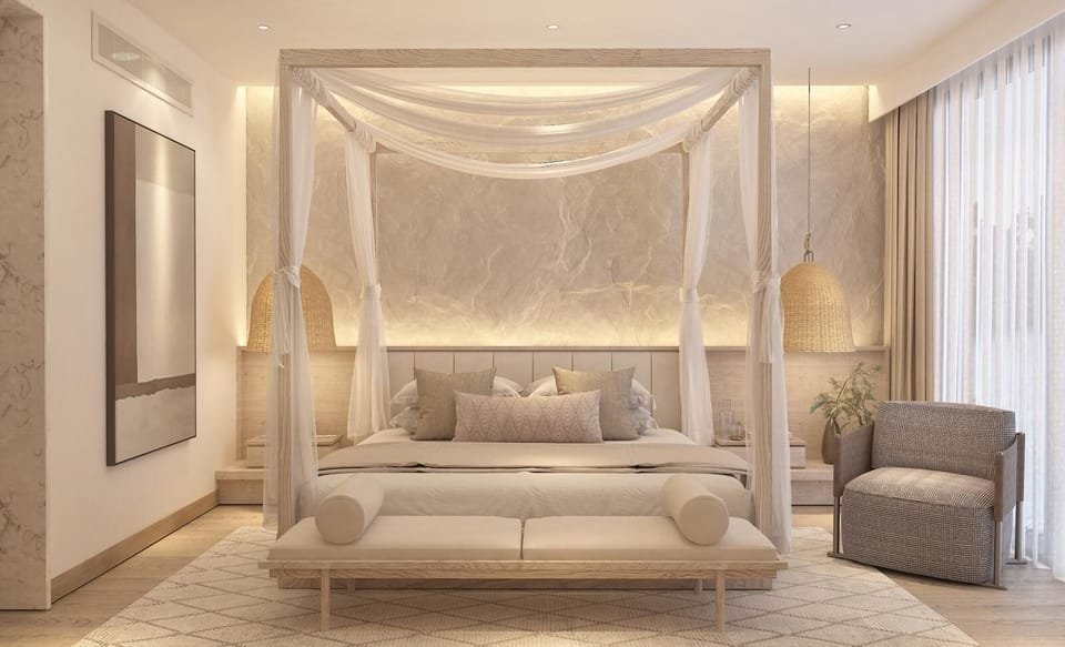 Ruins Signature Villa | Egyptian cotton sheets, premium bedding, down comforters, minibar