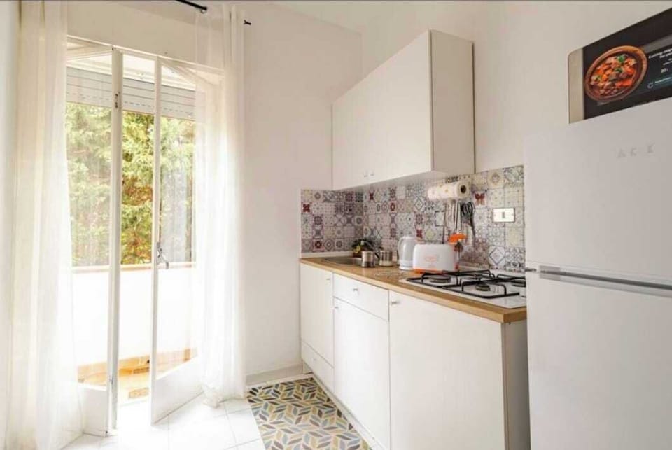 Apartment | Private kitchen | Full-size fridge, microwave, stovetop, toaster