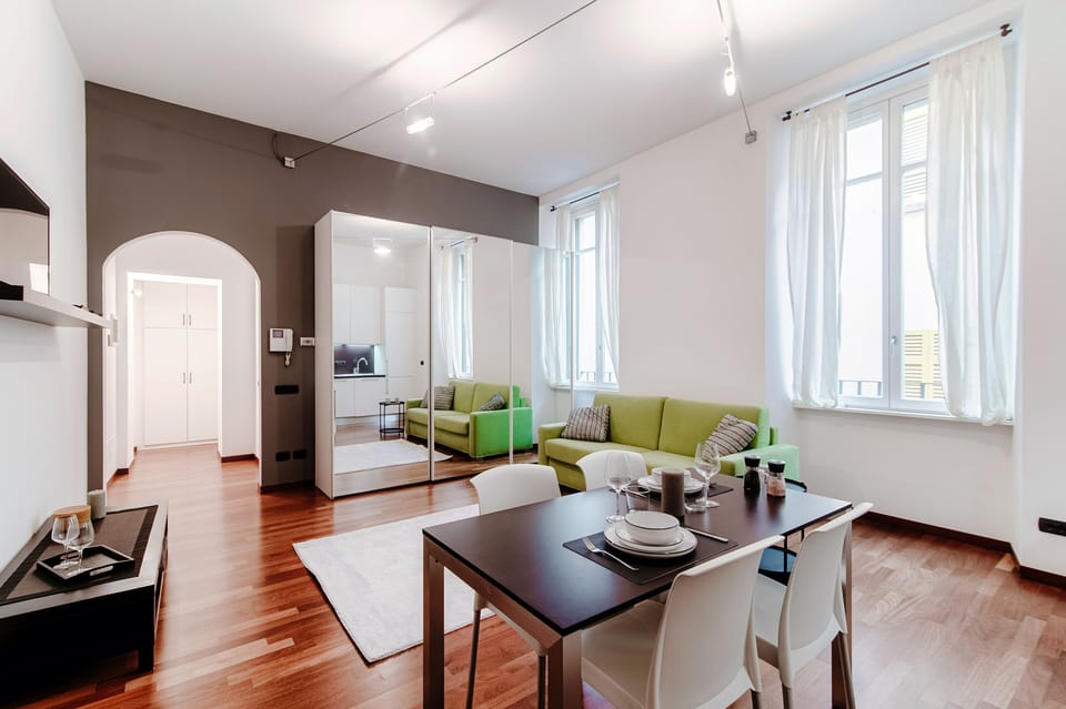 Apartment | Living area | 30-inch TV with digital channels
