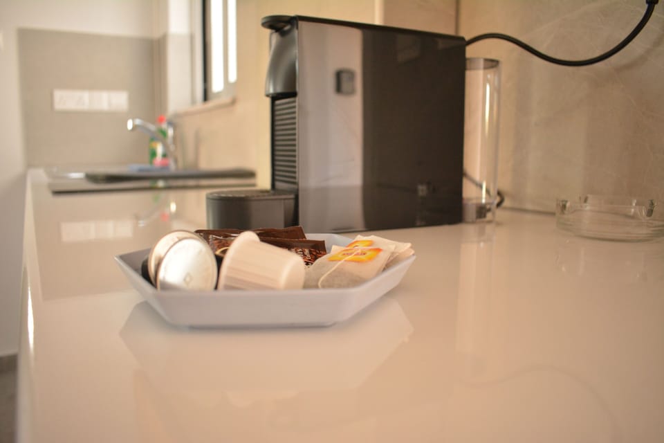 Deluxe Apartment, 2 Double Beds, Non Smoking, Kitchen | Private kitchen | Mini-fridge, electric kettle, toaster, cookware/dishes/utensils