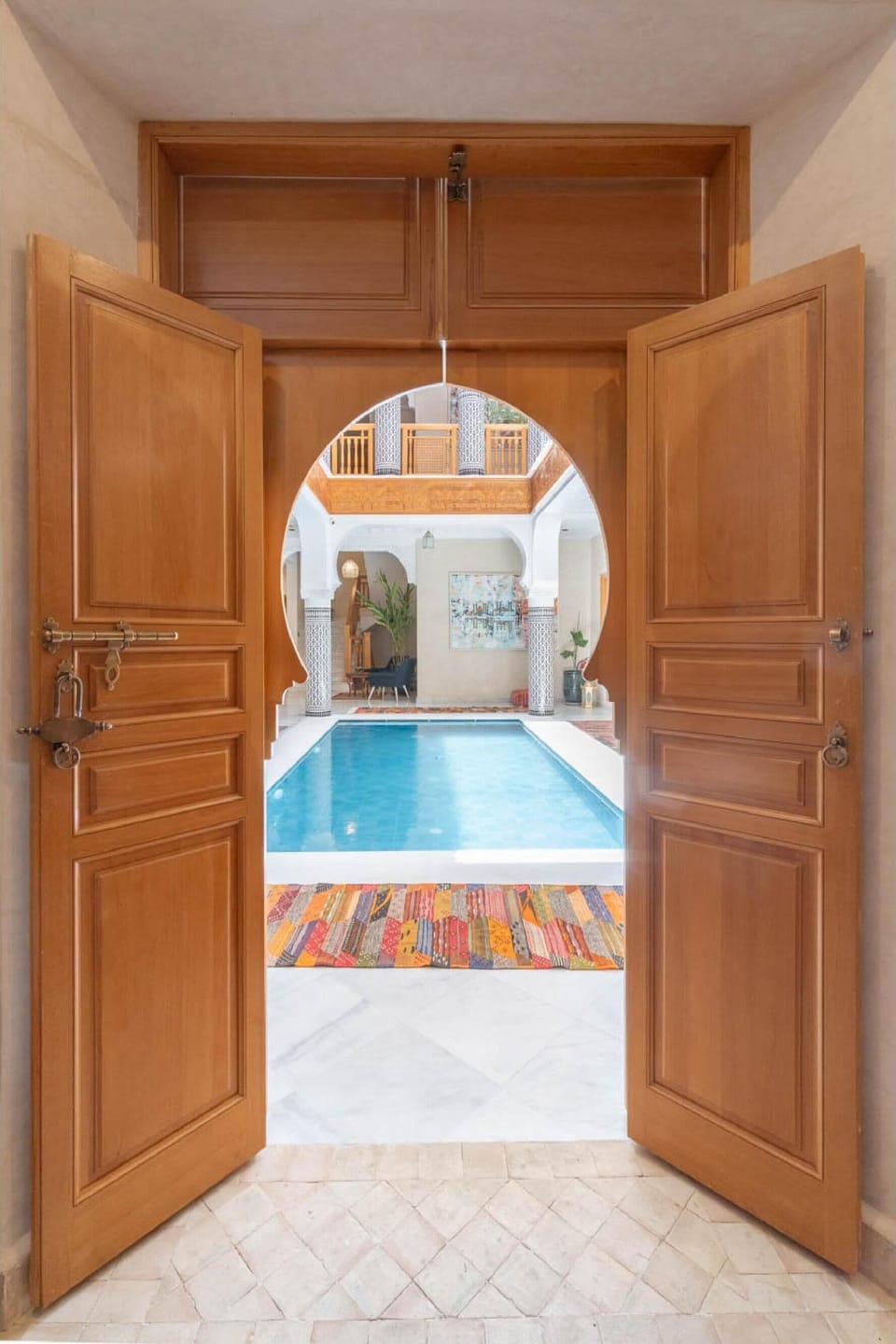 Interior entrance