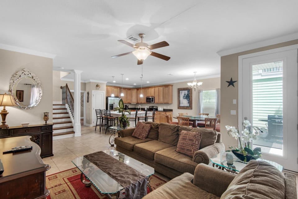 House, Multiple Beds (Sandsational Memories) | Living area | TV