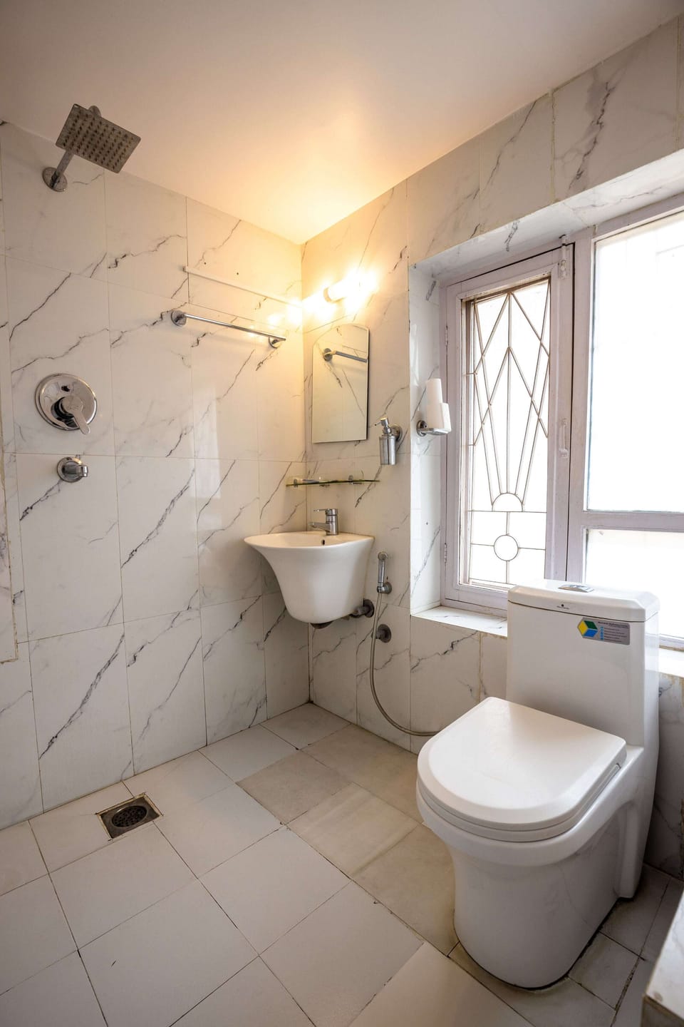 A/C Super Deluxe Room with 1 Single Bed & 1 Double Master Bed | Bathroom | Shower, free toiletries, slippers, bidet
