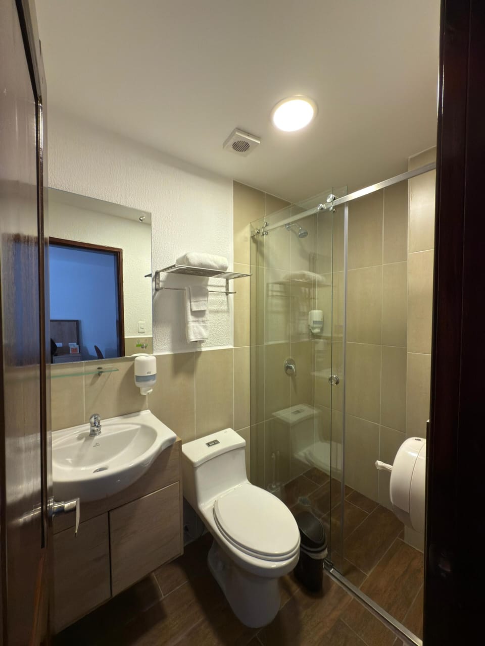 Comfort Room, 1 Double Bed | Bathroom | Shower, towels, soap, shampoo