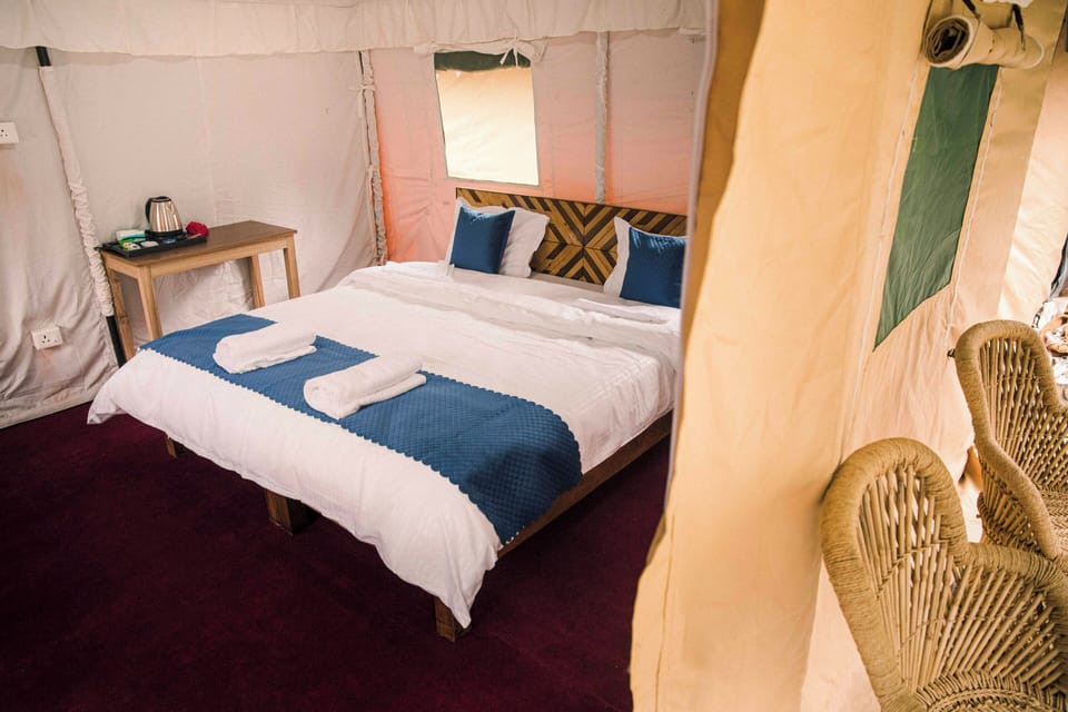 Premium Tent, Balcony, Lake View | Premium bedding, Select Comfort beds, individually decorated
