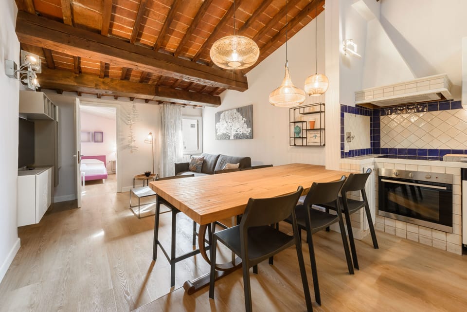 Comfort Apartment | Private kitchen | Full-size fridge, oven, stovetop, dishwasher
