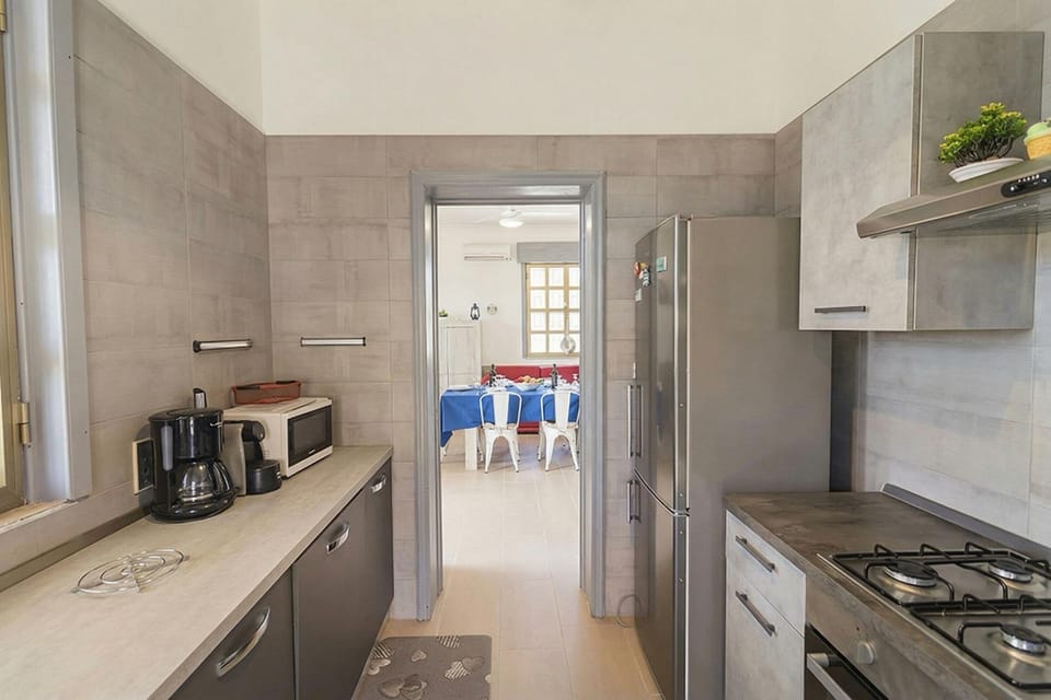 Standard Villa, Multiple Bedrooms (Villa Milon Near The Sea) | Private kitchen | Fridge, microwave, oven, stovetop