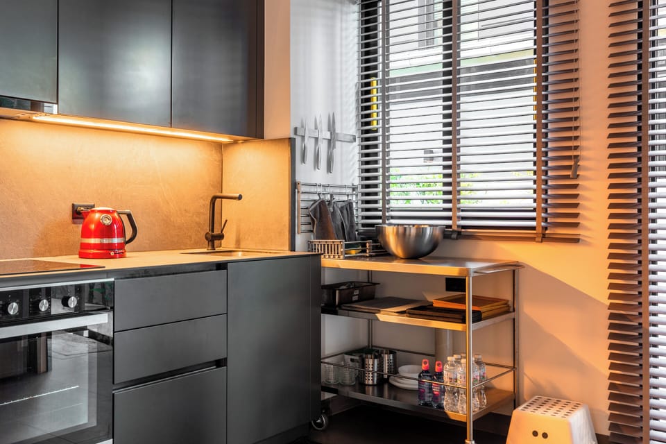 Design Villa, 4 Bedrooms, Executive Level | Private kitchen | Fridge, microwave, oven, stovetop
