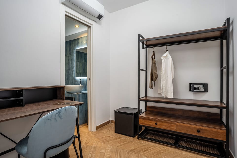 Double Room | Down comforters, memory foam beds, minibar, in-room safe