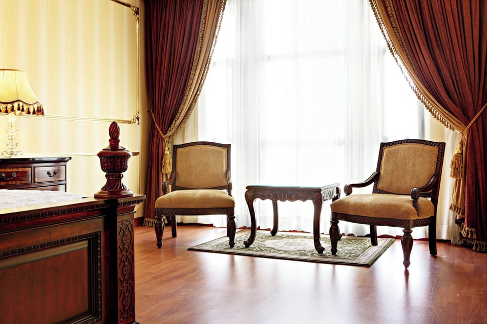 Royal Suite, 2 Bedrooms | Pillowtop beds, minibar, in-room safe, desk
