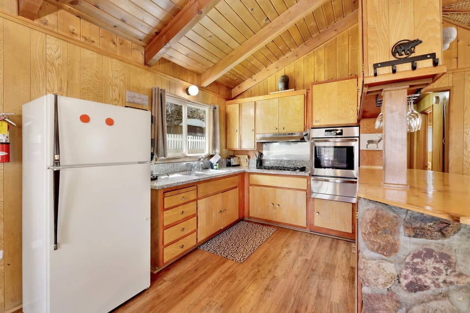 Cabin, Multiple Beds, Patio, River View (2013) | Private kitchen | Coffee/tea maker