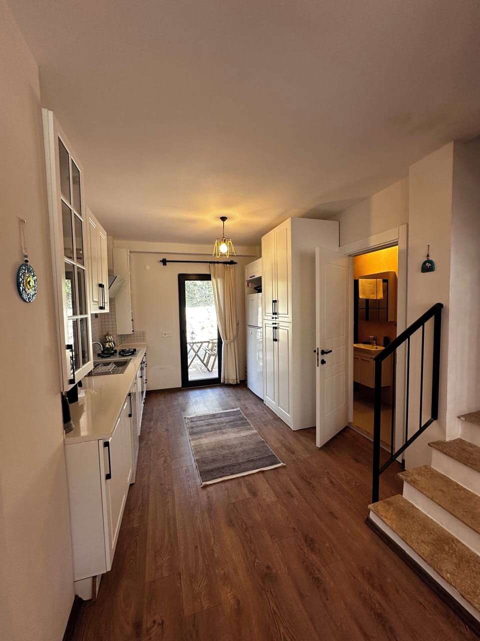 Family Villa, 2 Bedrooms, Kitchen, Garden Area | Private kitchen | Full-size fridge, oven, stovetop, dishwasher