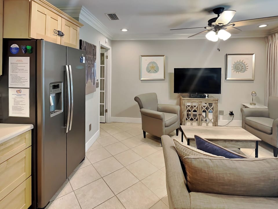 Condo, Multiple Beds, Patio (Inlet Dunes #102 - No Pets Allowed) | Living area