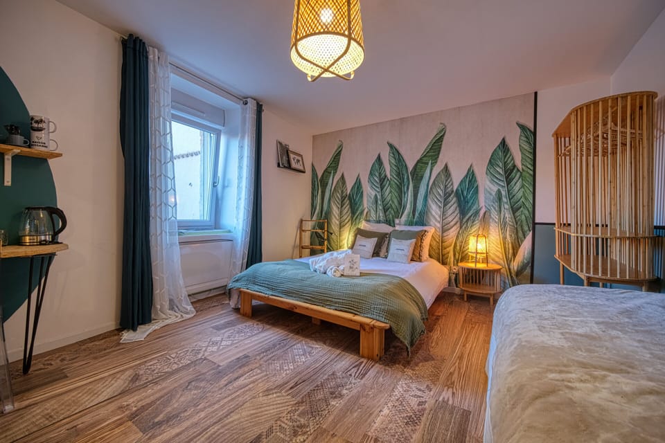 Comfort Suite, Private Bathroom, Garden View (La Bambouseraie) | Iron/ironing board, free WiFi