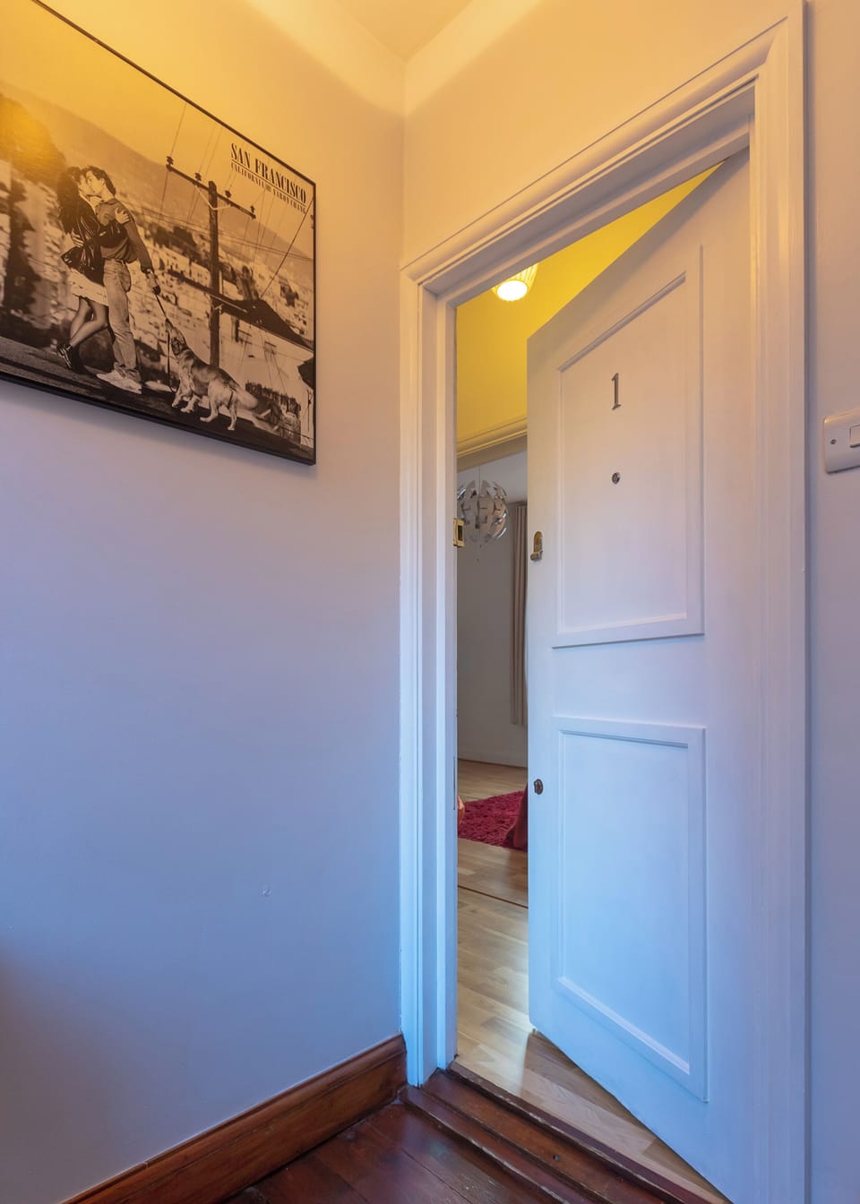 Interior entrance