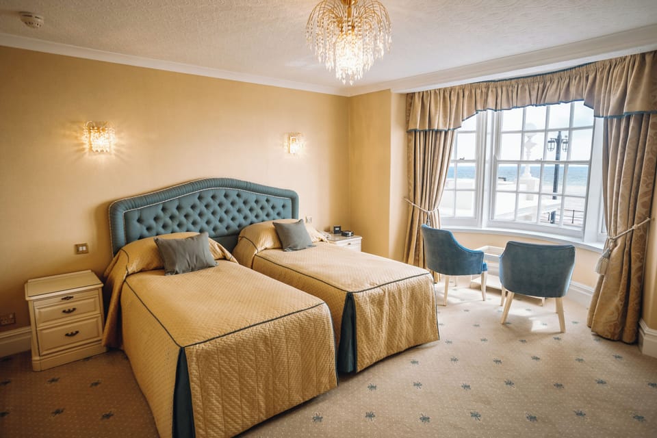 Deluxe Double or Twin Room, Sea View | Desk, blackout drapes, iron/ironing board, free WiFi