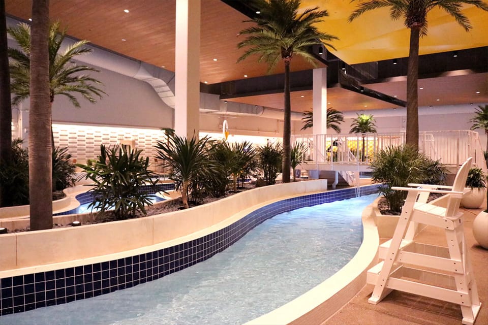 Indoor pool, cabanas (surcharge), sun loungers
