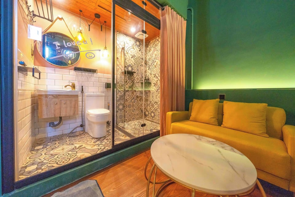 Romantic Double Room, City View | Individually decorated, desk, laptop workspace, free WiFi