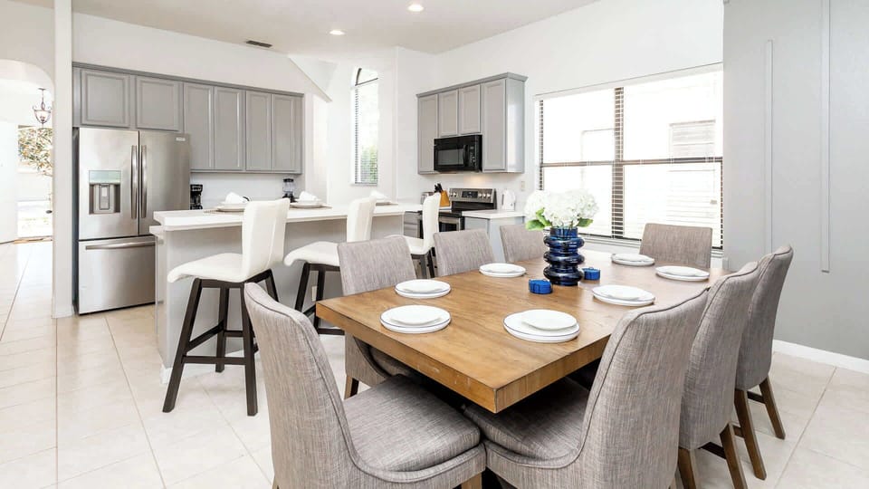 House, Multiple Beds, Pool Access, Pool View (Home Away From Bridgeford Crossing) | Dining
