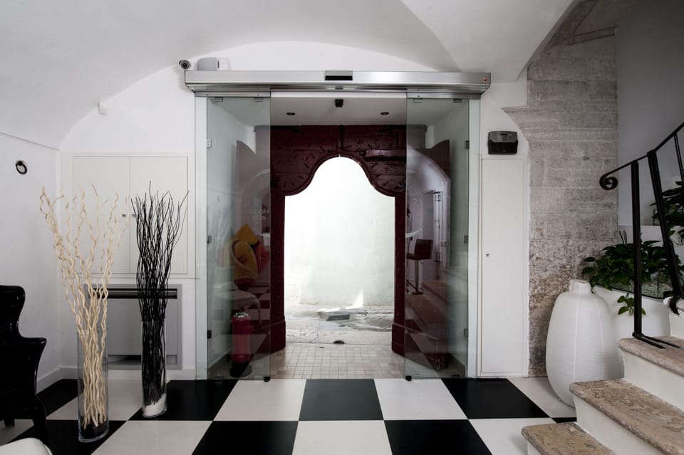 Interior entrance
