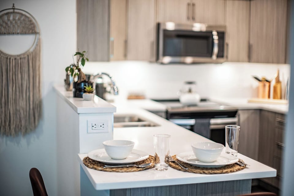 Condo | Private kitchen | Coffee/tea maker, fridge, microwave, oven