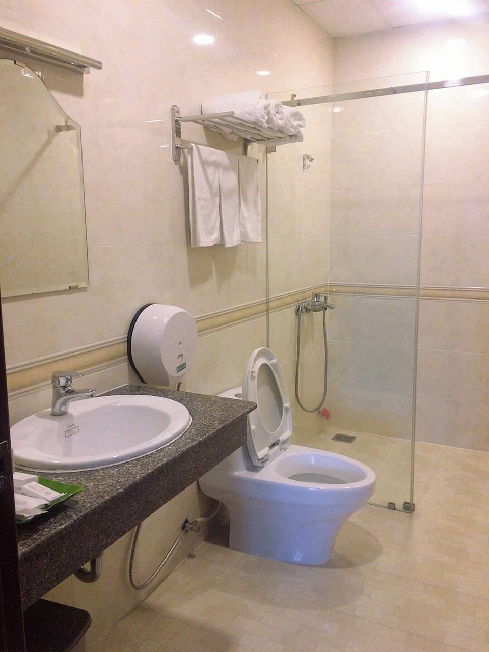 Deluxe Shared Dormitory | Bathroom | Shower, free toiletries, hair dryer, slippers