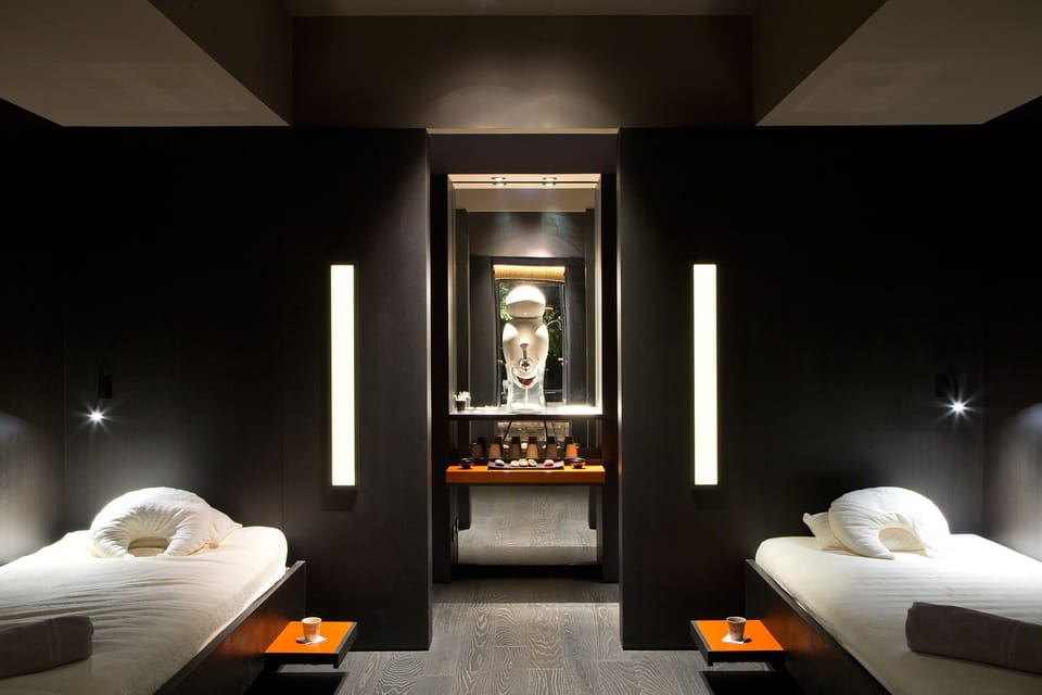 Sauna, body treatments, facials, manicures and pedicures, massages