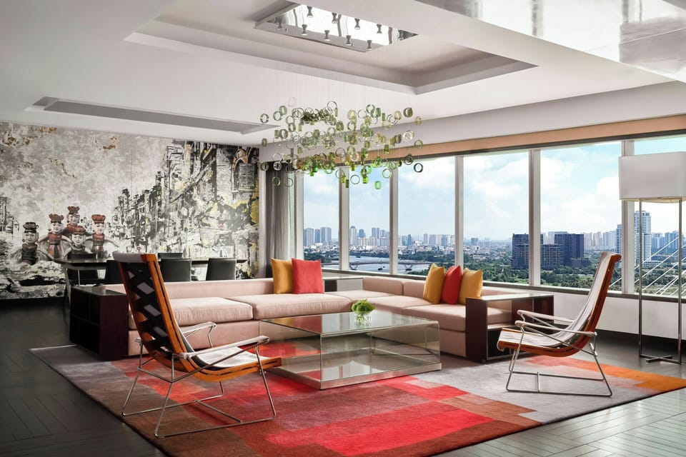 Presidential Suite, 1 King Bed, Non Smoking, River View | Premium bedding, down comforters, Select Comfort beds, minibar