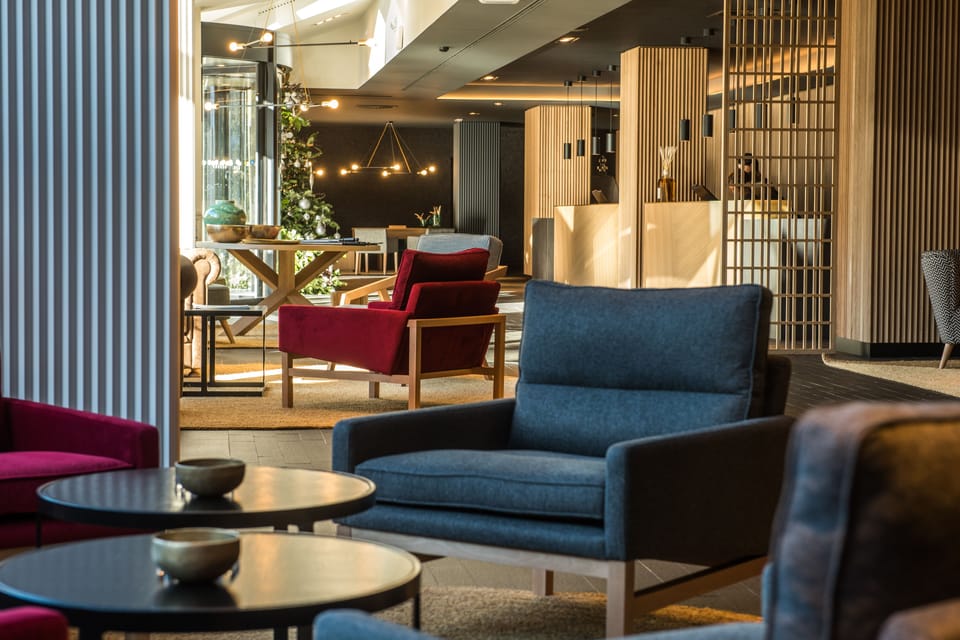 Lobby sitting area