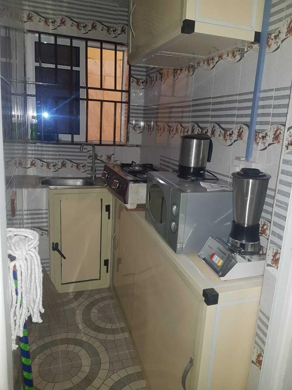 Apartment | Private kitchen | Fridge, microwave, stovetop, electric kettle