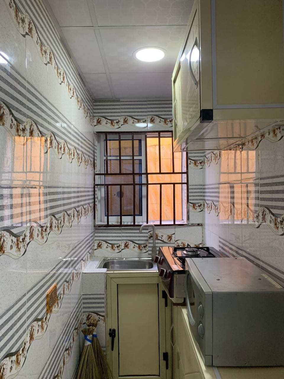 Apartment | Private kitchen | Fridge, microwave, stovetop, electric kettle