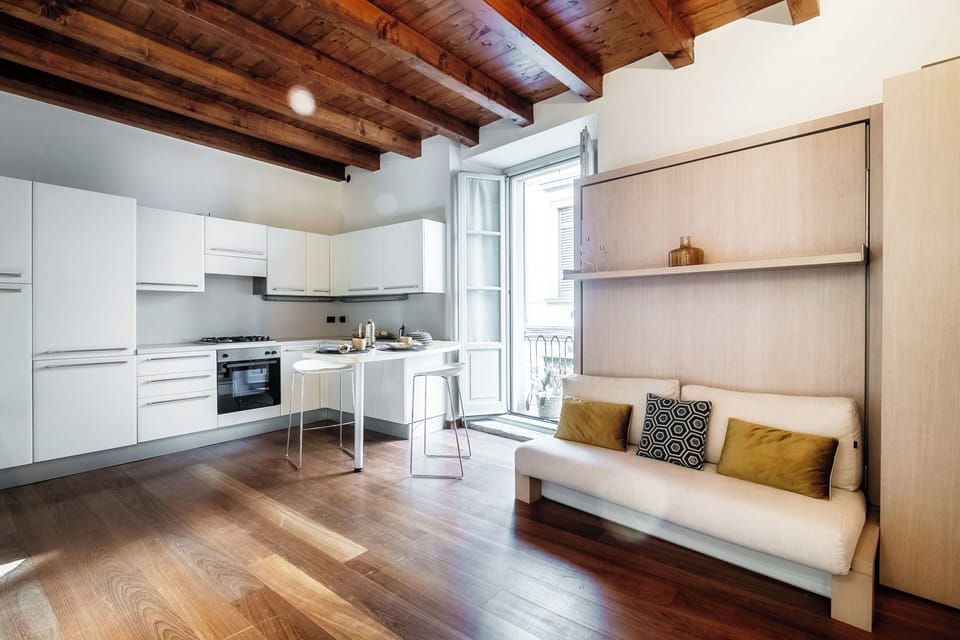 Apartment | Living area | 30-inch TV with digital channels