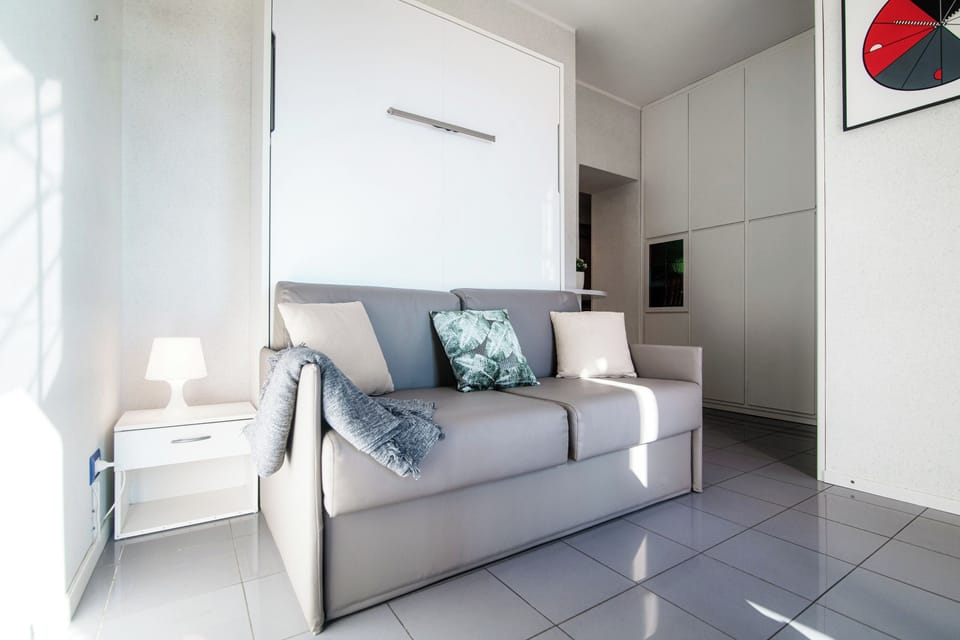 Apartment | Living room | 30-inch TV with cable channels