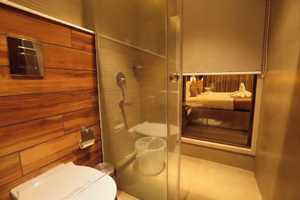 Premium Double Room, City View | Bathroom