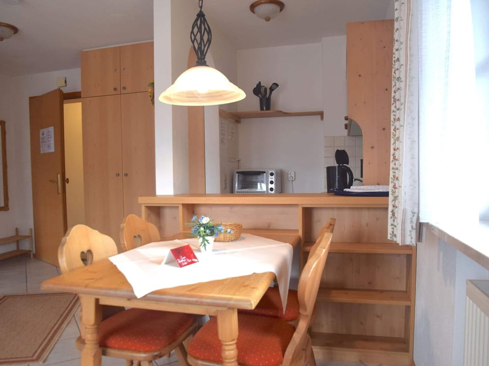 Apartment | Private kitchen | Electric kettle, toaster, highchair