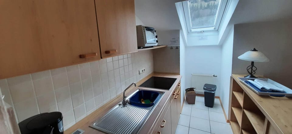 Apartment | Private kitchen | Electric kettle, toaster, highchair