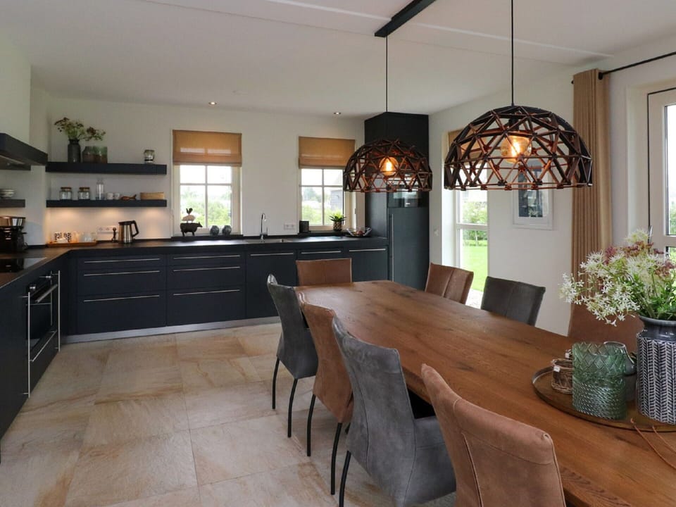Villa | Private kitchen | Fridge, microwave, electric kettle
