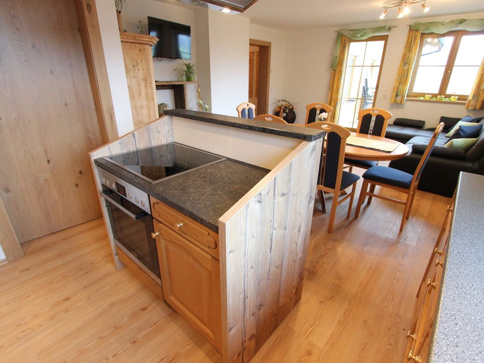 Apartment | Private kitchen | Electric kettle, highchair