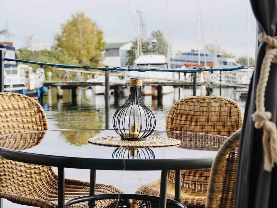 Ahoy Masal Modern Retreat Docked boat in Lubeck