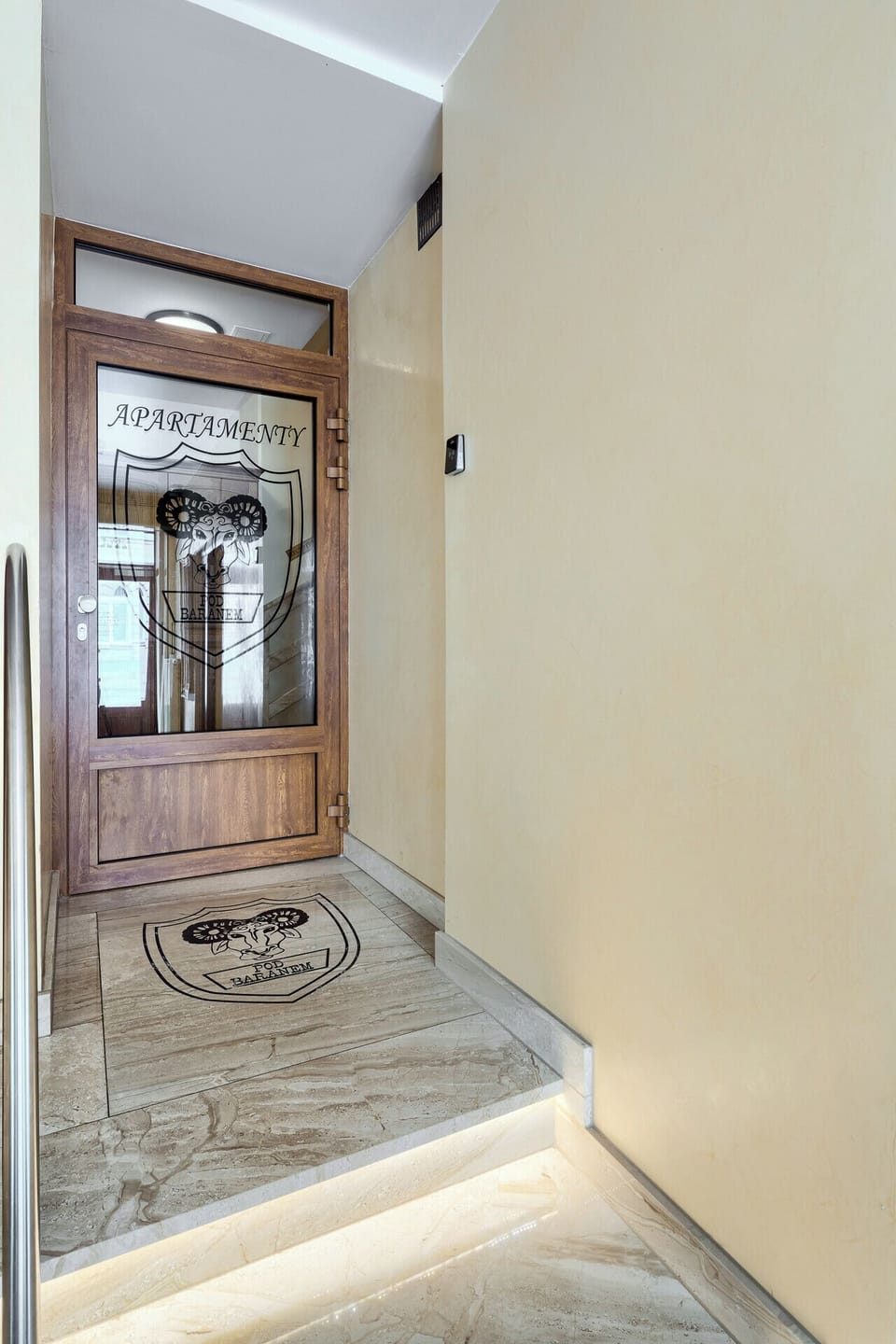 Interior entrance