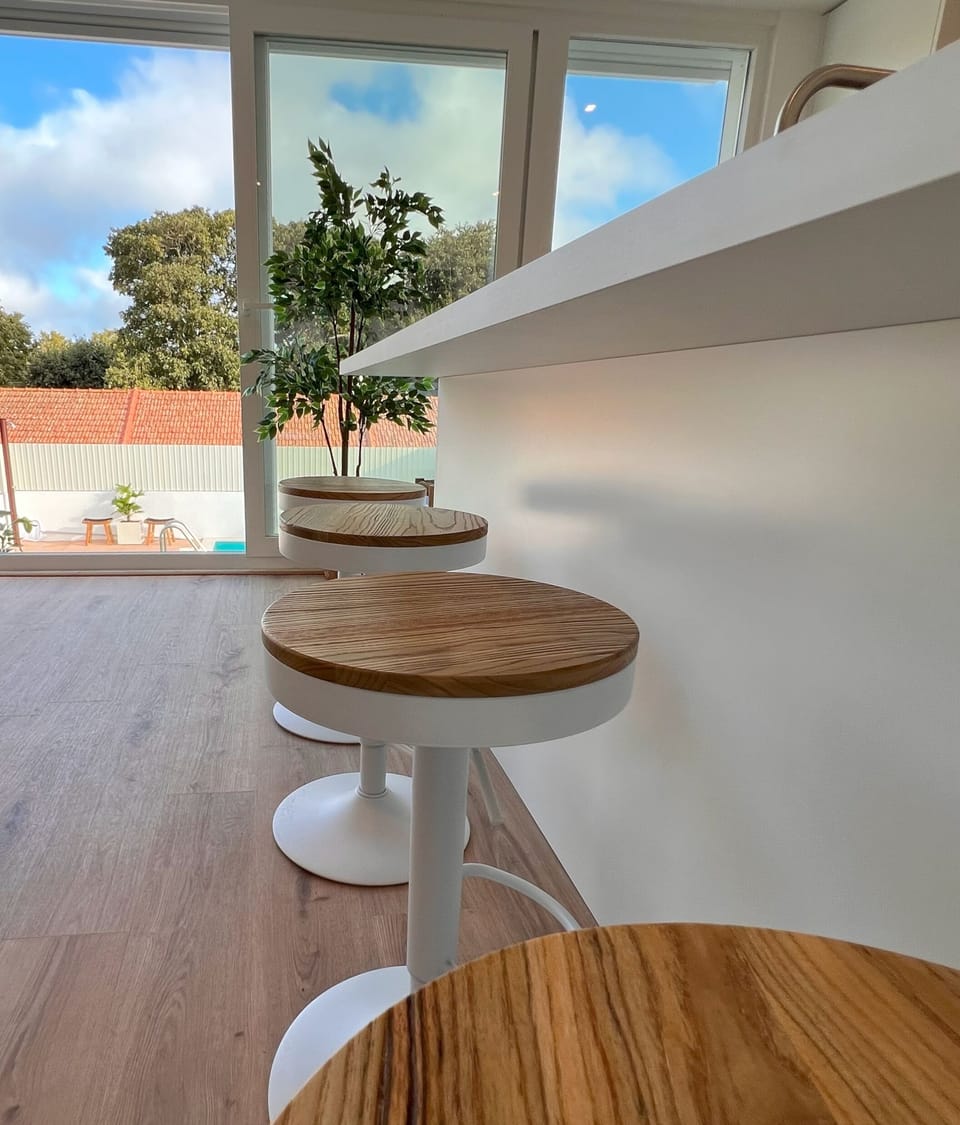 Villa | Private kitchen | Fridge, microwave, stovetop, electric kettle