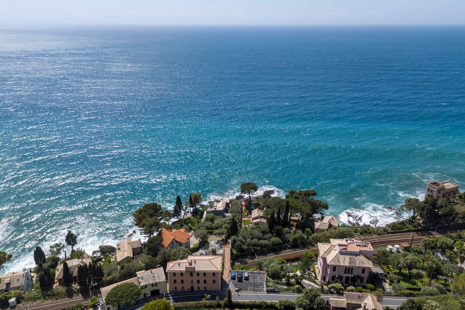 Family Villa, Multiple Bedrooms, 2 Bathrooms, Sea Facing (Wonderful Villa In Mulinetti) | Aerial view