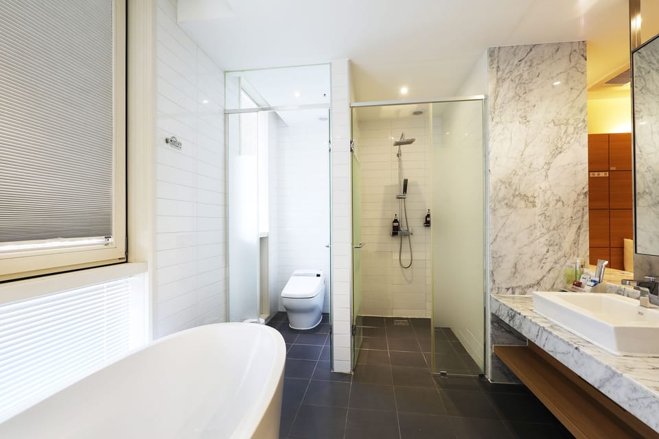 Standard (Air purifier) | Bathroom | Free toiletries, hair dryer (on request), bathrobes, slippers