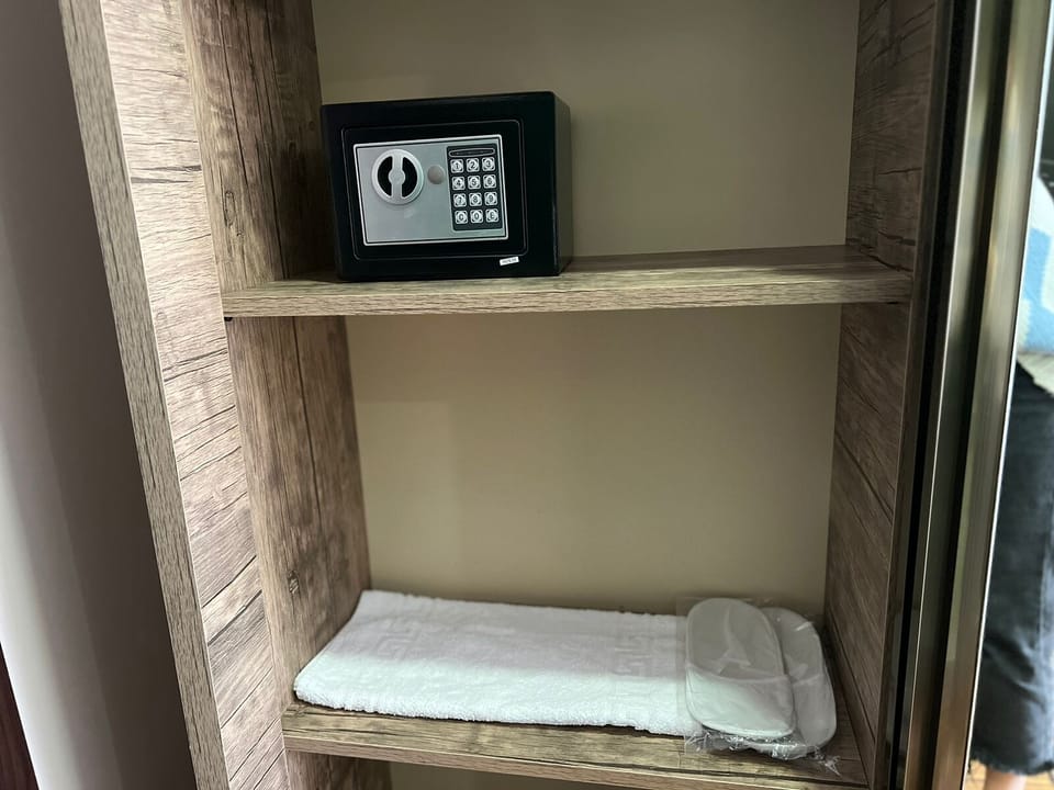In-room safe, soundproofing, iron/ironing board (on request)
